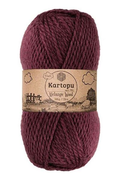 Kartopu K1707 Melange Wool Knitting Yarn – 100g, 170m