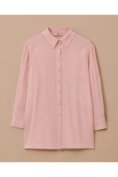 SCL Düğmeli Rahat Kesim Tunik