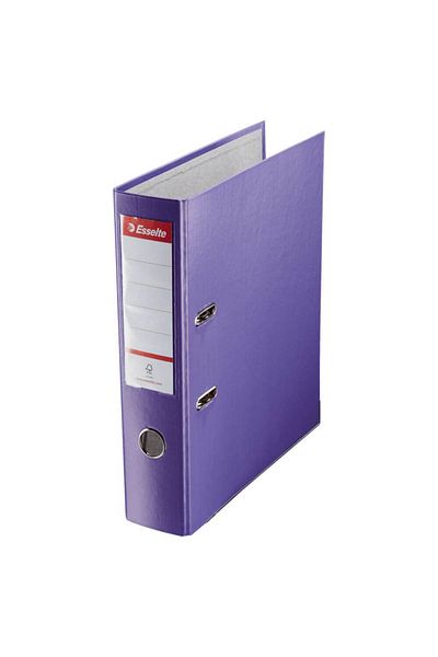 Esselte Bibliraft A4 Esselte Economy, laminat, violet, lățime 7,5 cm