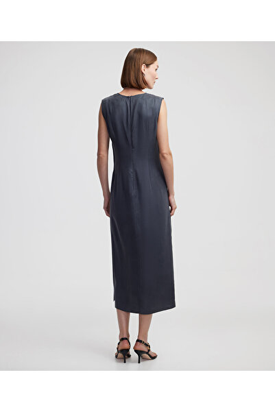 İpekyol Sabit kuşaklı midi elbise