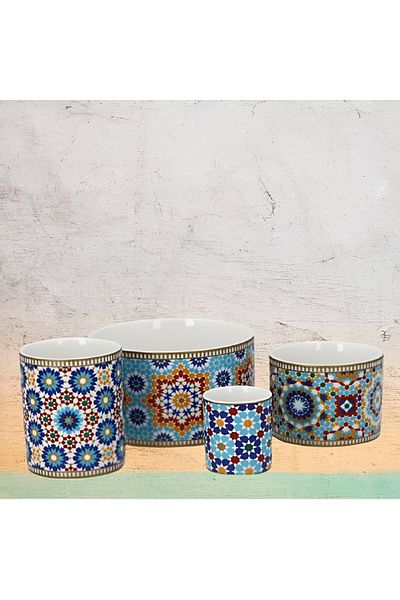 EasyLife Marrakech Dishwasher and Microwave Safe Dessert Set