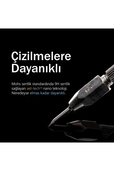 ael-tech Peugeot 2008 E-Toggle Uyumlu Vites Etrafı Piano Black TPU Koruyucu 6 lı Set