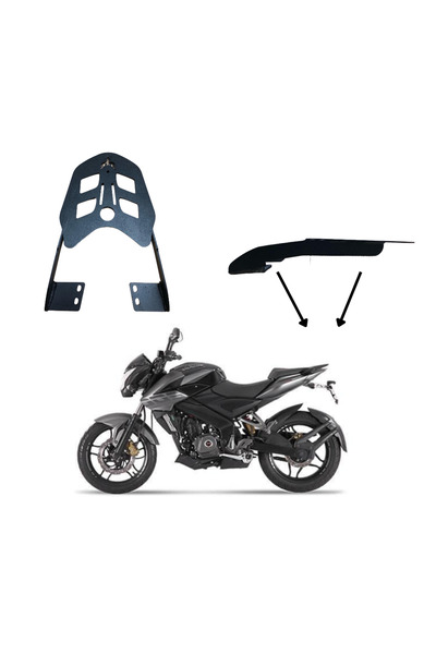 İnan Bajaj NS 200 Tüm Yıllar Uyumlu Özel Yapım Çanta Demiri Portbagaj Çanta B...