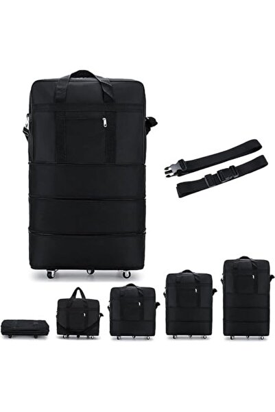 Yuwell YU WELL Expandable Rolling Duffle Bag Wheeled Luggage Foldable Suitcase