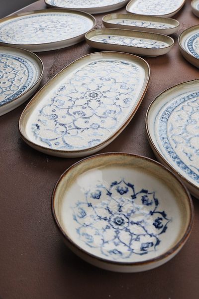 Manaferra Linda 14 Piece Porcelain Breakfast Set & Breakfast Set for 6 People