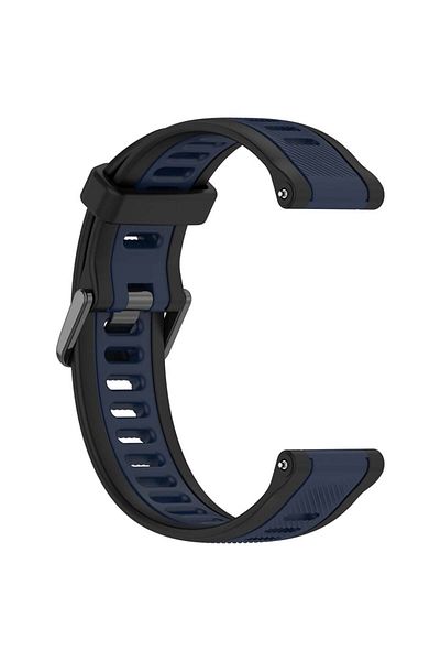 SKYDDAR INNOVATION Curea din silicon pentru Huawei Watch GT 4/Honor Watch S1/Garmin Venu 2S/Vivoactive 4S, W053 - Albastru marin