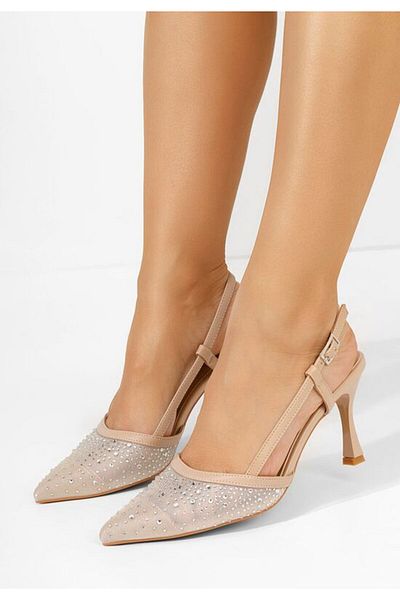 B T Shoes Slingback Angelas bej