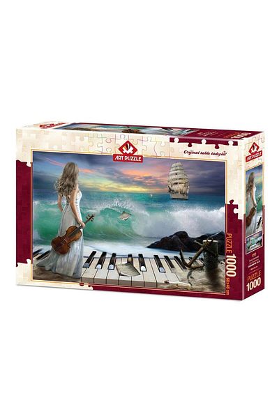 Easy Tedarik 4468 Art Puzzle Sea Symphony 1000 Piece Puzzle