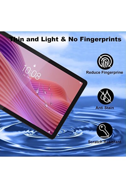 m.tk moveteck Lenovo Tab TB311FU 10.1" inç Ekran Koruyucu Şeffaf Cam Nano Esnek Kırılmaz Tablet Camı 9H ZAEK0030TR