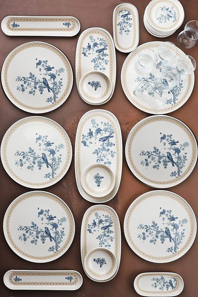 Manaferra Orion 29 Piece Porcelain Breakfast Set Breakfast Set for 6 People