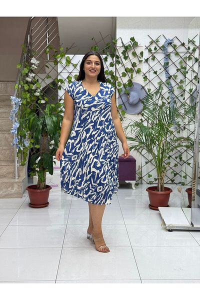 Punta Otantik Pss12293 Viscose Magic Dress