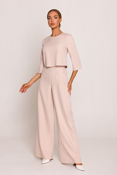 Made of Emotion Jumpsuit with a double-layered top and wide legs
