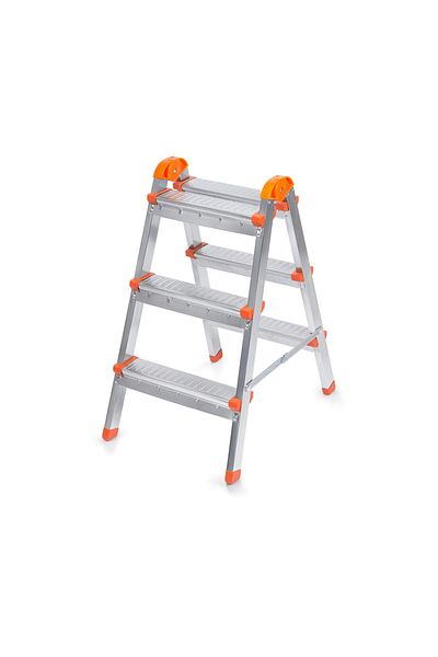 flores Double metal ladder, 2 sections x 3 steps