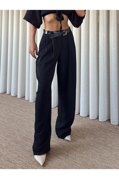 mydukkan.co Belted Linen Trousers
