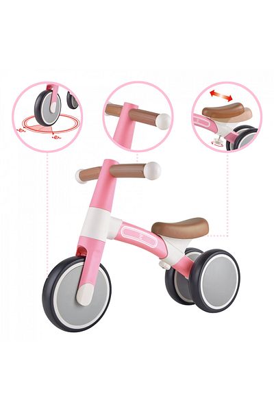 Hape Toy - Balance bike, light pink