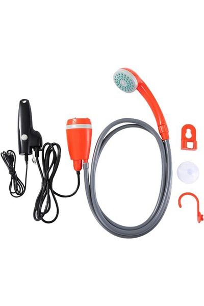 Yuwell YU WELL Portable Outdoor Shower, Battery Powered - Compact Handheld Rechargeable Camping Showerhead