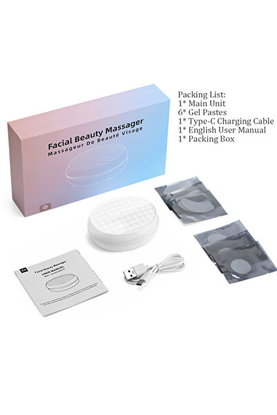 Choice مجموعة B جهاز تدليك العين بالضوء الأحمر 660 نانومتر مع جهاز EMS للعناي...