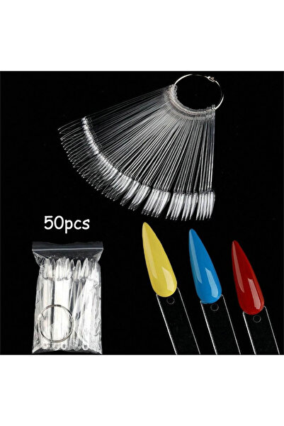 Choice 50 قطعة من أطراف الأظافر الصناعية الشفافة من JTCleaner لعرض طلاء الأظا...