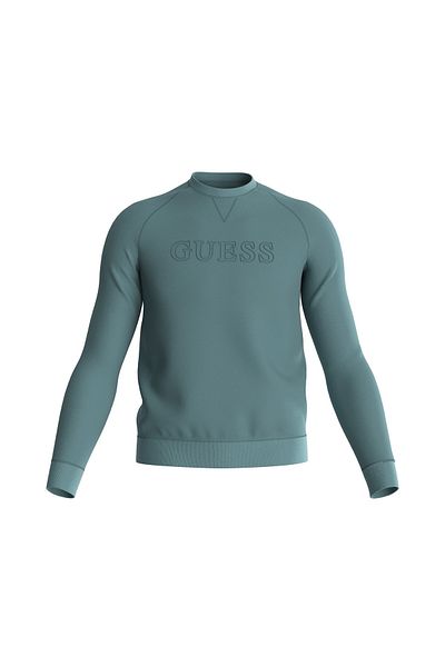 Guess Green Men's Crew Neck Sweatshirt Z2yq27k9v31g7ge-aldwin