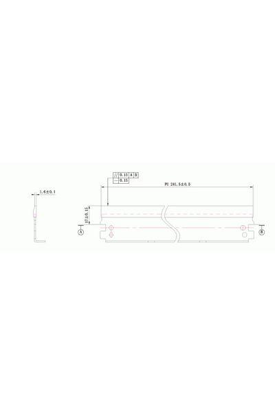 Europrint HPC 2100/2400/P3005/EXV-7 WB DC Select (KRK-LP53) Wiper blade