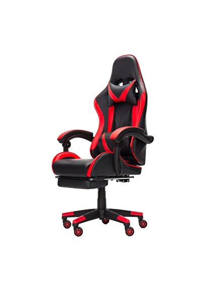 ideal STORE Adjustable Gaming Chair idealStore eSPORT, Retractable Footrest, Adjustable Armrests, Comfortable Pi