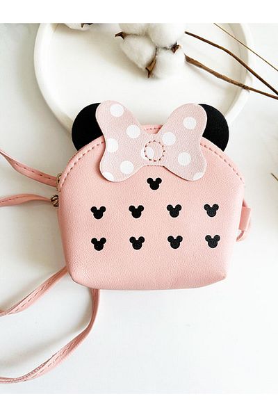 NevoAccessory Children's Pink Heart Side Strap Bag