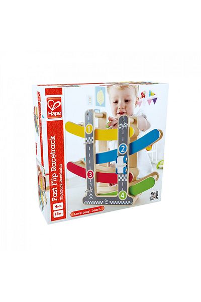 Hape Wooden toy - Car racing track