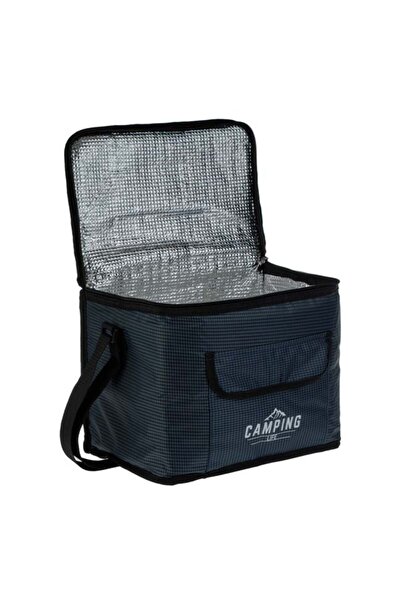 OEM Geanta Izoterma Albastra Carouri cu Fermoar 31x20x24cm - 14lt