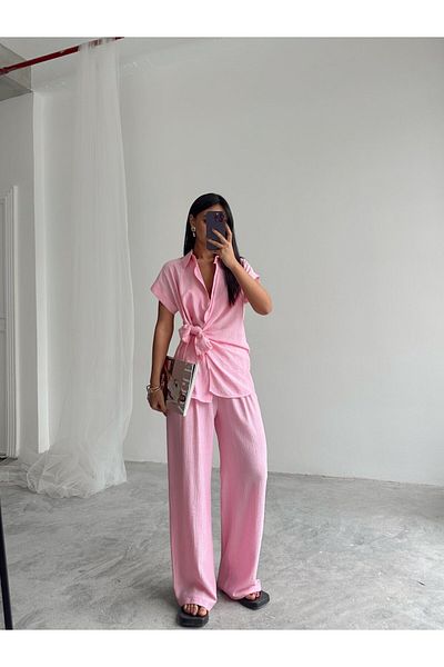 mydukkan.co Side Tie Shirt Suit