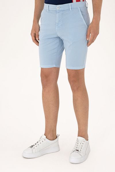 U.S. Polo Assn. Ανδρικό Μπλε Υφαντό Σορτς 50299183-VR003