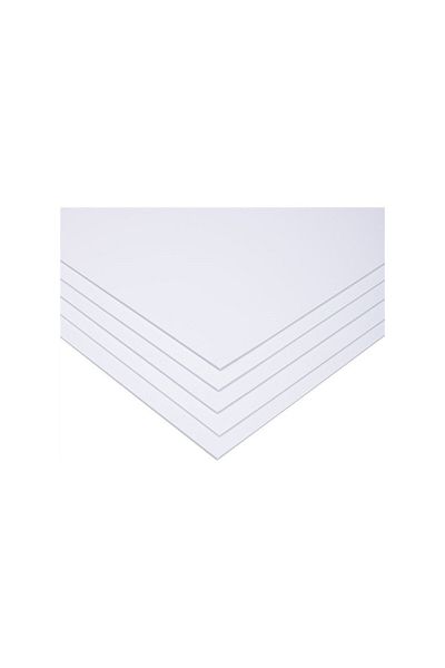 karinabest Foam Model Card 50X70 5 mm White 60 Pieces 1 Box Photoblock (Styrofoam Model Card)