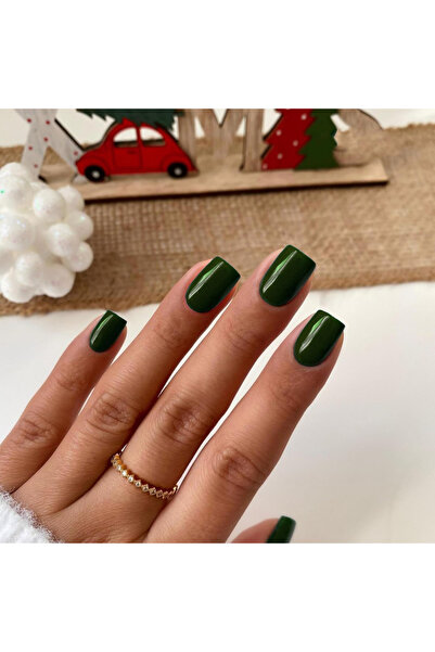 Choice أظافر MULTI ARTAUG القصيرة المضغوطة، 24 قطعة، مربعة حمراء لامعة عالية ...