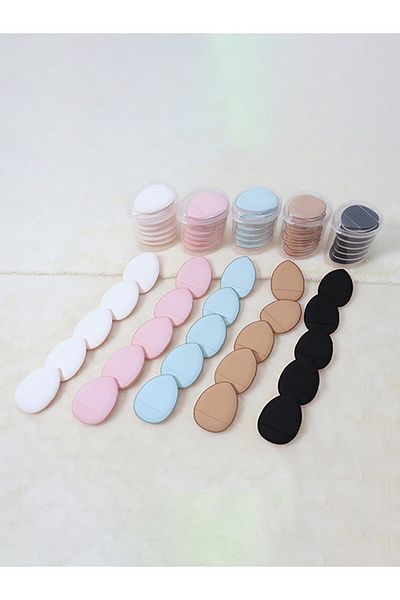 Choice1 Color random 7pcs Powder Puff Mini Finger Small Air Cushion Powder Drops Concealer Magic Tool Makeup