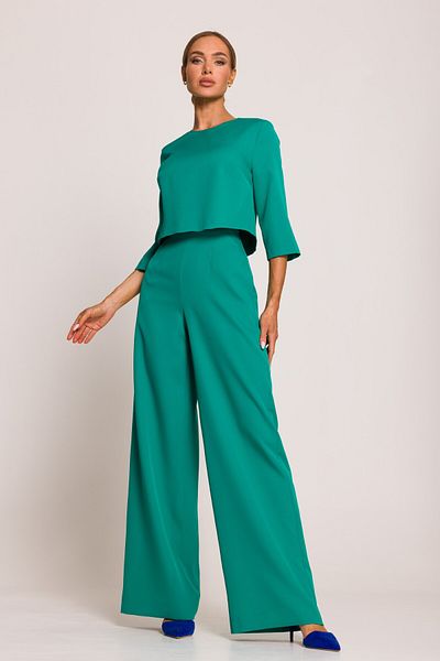 Made of Emotion Jumpsuit with a double-layered top and wide legs