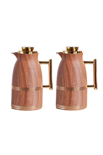 DVINA 2-piece thermos set for tea and coffee, 1 liter + 1 liter, color