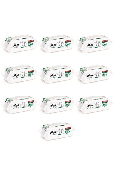Sleepy Easy Clean Beyaz Sabun Katkılı Yüzey Temizlik Havlusu - 100'lü 10 Paket