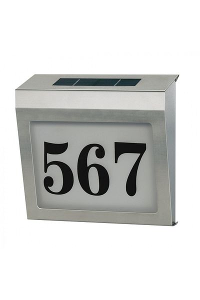OEM Număr/indicator solar pentru casă cu 2 LED-uri, iluminare automată