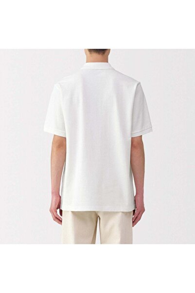 Muji Washed Pique Short Sleeve Polo Shirt