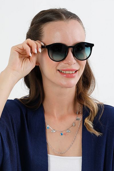 Fulla Moda Round Framed Sunglasses