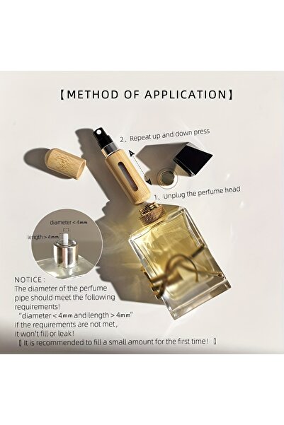 Choice1 Glass 5ml 1/2Pcs Bamboo Shell Perfume Nebulizer, Refillable Spray Bot...