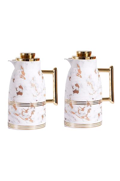 DVINA 2-piece thermos set for tea and coffee, 1 liter + 1 liter, color