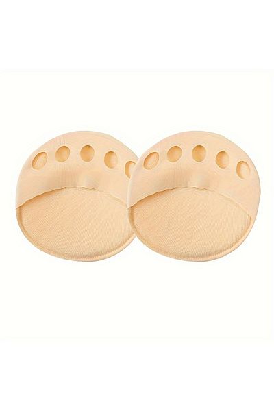 Choice 2pc-black Foot Pad High Heel Forefoot Pad, Soft Invisible Metatarsal Support, Non-slip And Anti-foam