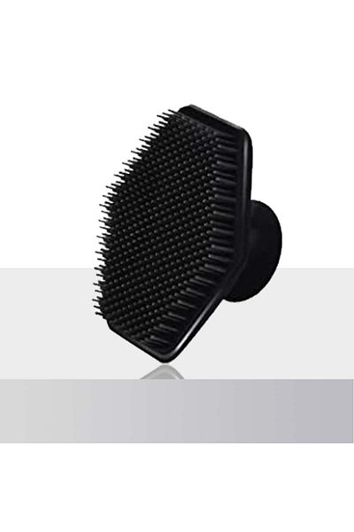 Choice black1 Exfoliating Silicone Brush Cleanser No Slip Handle Body Scrubber Cleans and Massages Skin Bat