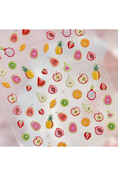 Choice66 NAILFYOU TO5017 Fruit Party Nail Art Sticker Pineapple Pitaya Kiwi F...