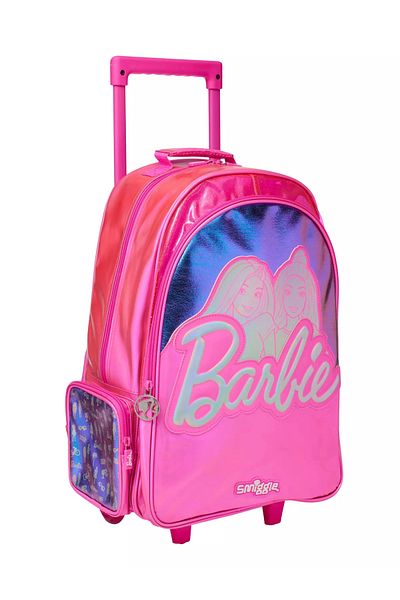 SMIGGLE - Barbie Squeegee Lighted Wheeled Bag