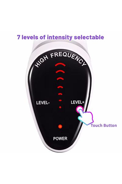 Choice UK Plug 6 in 1 Touch Panel High Frequency Facial Machine For Hair Face Electrotherapy Wand Argon Tre