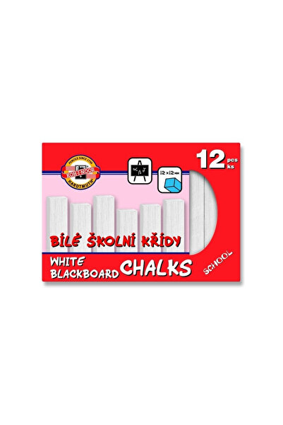 OEM Creta alba pentru tabla sau pavaj,set 12 buc