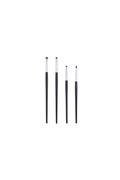 Choice 1 set of 4 pcs 1 Set Of 4 Black Eye Detail Makeup Brushes Pony Hair Pr...