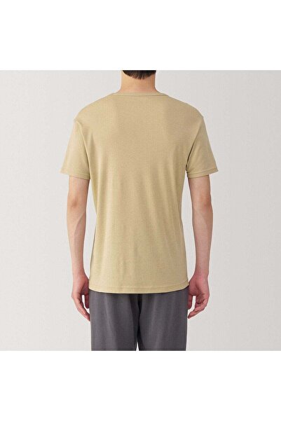 Muji Moisture Wicking Cotton Crew Neck Short Sleeve T-Shirt