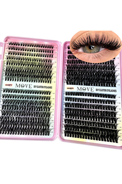 Choice1 MIX 0.07mm D 32RowMix30405060 New 640 Cluster Lashes Kit 5D Fluffy Thick Eyelash Extension Kit Volum